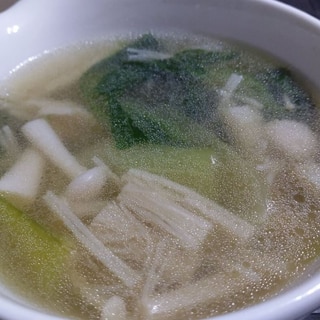 エビと青梗菜の中華スープ